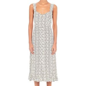 Faithfull the Brand Yasmin Midi Dress Sz XS AUS 6